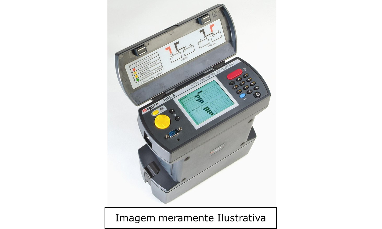 Medidor De Resistencia Interna De Baterias Até 2000ah